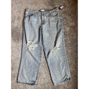 Universal Thread Women’s 90’s Baggy Jeans Distressed Size 17 NWT